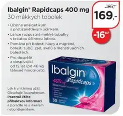 Magistra lékárny Ibalgin Rapidcaps nabídka