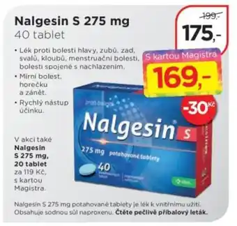 Magistra lékárny Nalgesin S nabídka