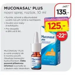 Magistra lékárny Muconasal® Plus nabídka