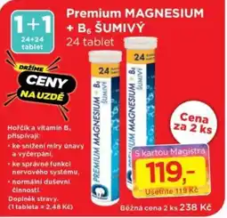 Magistra lékárny Premium Magnesium + B6 šumivý nabídka