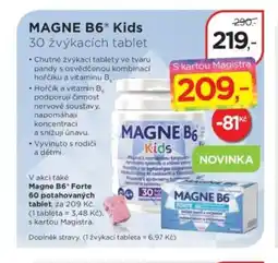 Magistra lékárny MAGNE B6 Kids nabídka