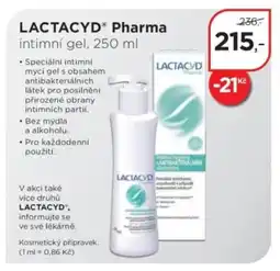 Magistra lékárny LACTACYD Pharma nabídka