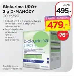 Magistra lékárny Blokurima Uro+ D-manózy nabídka