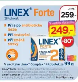 Magistra lékárny LINEX Forte nabídka