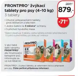 Magistra lékárny FRONTPRO® žvýkací tablety pro psy nabídka