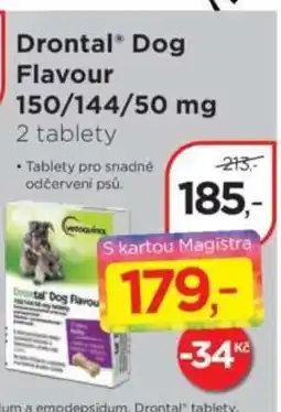 Magistra lékárny Drontal Dog Flavour nabídka