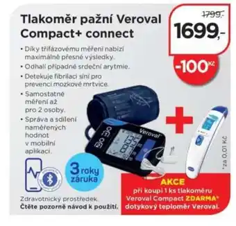 Magistra lékárny Tlakoměr pažní Veroval Compact+ connect nabídka