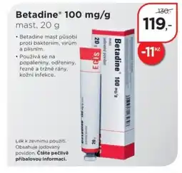 Magistra lékárny Betadine nabídka