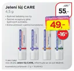 Magistra lékárny Jelení lůj Care nabídka