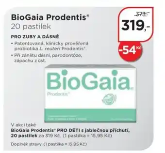 Magistra lékárny BioGaia Prodentis nabídka