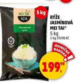 Penny Market RÝŽE JASMÍNOVÁ MEI TAI, 5 kg nabídka