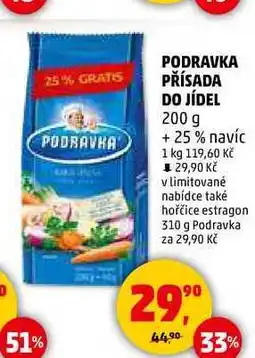 Penny Market PODRAVKA PŘÍSADA DO JÍDEL, 200 g +25% navíc nabídka