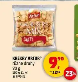 Penny Market KREKRY ARTUR různé druhy, 90 g nabídka