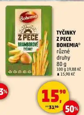 Penny Market TYČINKY Z PECE BOHEMIA různé druhy, 80 g nabídka