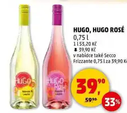 Penny Market HUGO, HUGO ROSÉ, 0,75 l nabídka