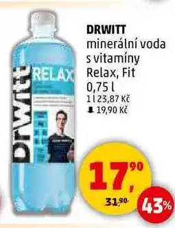 Penny Market DRWITT minerální voda s vitamíny Relax, 0,75 l nabídka