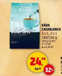 Penny Market KÁVA CASABLANCA 3 v 1, 2 v 1, 180/140 g nabídka