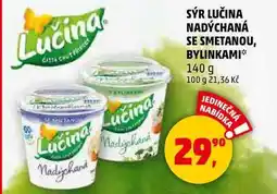 Penny Market SÝR LUČINA NADÝCHANÁ SE SMETANOU, BYLINKAMI, 140 g nabídka