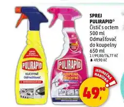 Penny Market SPREJ PULIRAPID Čistič s octem, 500 ml nabídka