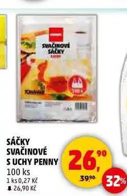 Penny Market SÁČKY SVAČINOVÉ SUCHY PENNY, 100 ks nabídka