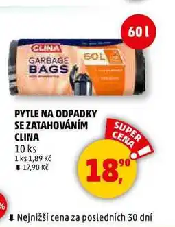 Penny Market PYTLE NA ODPADKY SE ZATAHOVÁNÍM CLINA, 10 ks nabídka