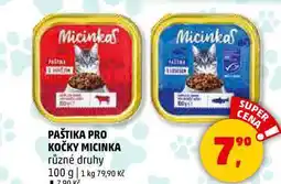 Penny Market PAŠTIKA PRO KOČKY MICINKA různé druhy, 100 g nabídka