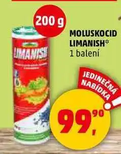 Penny Market MOLUSKOCID LIMANISH, 1 balení nabídka