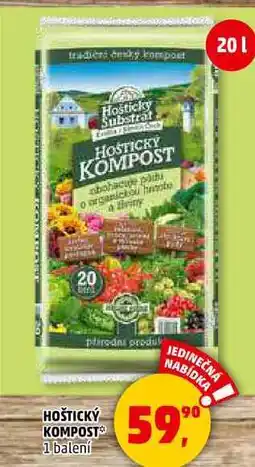 Penny Market HOŠTICKÝ KOMPOST, 1 balení nabídka