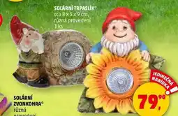 Penny Market SOLÁRNÍ TRPASLÍK, cca 8 x 5 x 9 cm, různá provedení 1 ks nabídka
