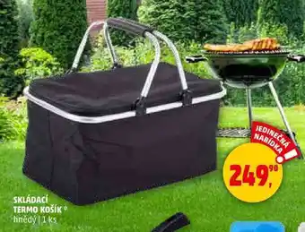 Penny Market SKLÁDACÍ TERMO KOŠÍK hnědý, 1 ks nabídka