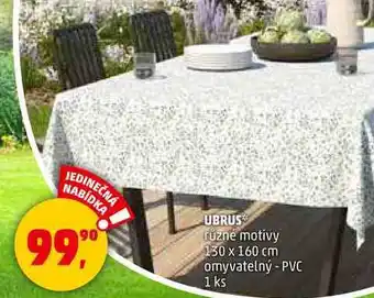 Penny Market UBRUS různé motivy 130 x 160 cm omyvatelný - PVC, 1 ks nabídka
