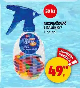 Penny Market ROZPRAŠOVAČ S BALÓNKY, 1 balení nabídka
