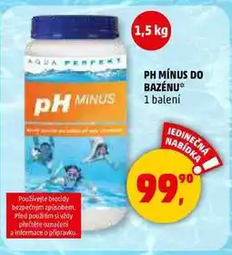 Penny Market PH MÍNUS DO BAZÉNU, 1 balení nabídka