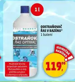 Penny Market ODSTRAŇOVAČ ŘAS V BAZÉNU, 1 balení nabídka