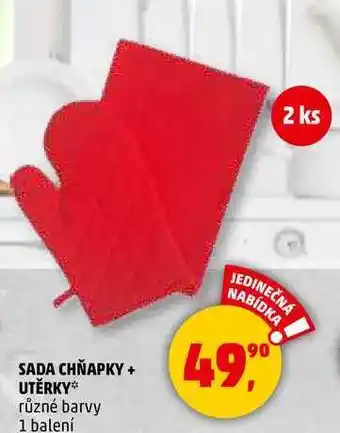 Penny Market SADA CHŇAPKY + UTĚRKY různé barvy, 1 balení nabídka