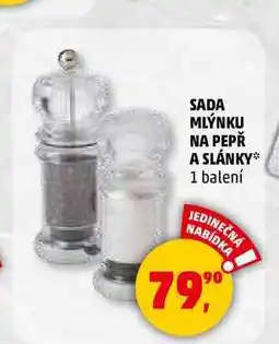 Penny Market SADA MLÝNKU NA PEPŘ A SLÁNKY, 1 balení nabídka