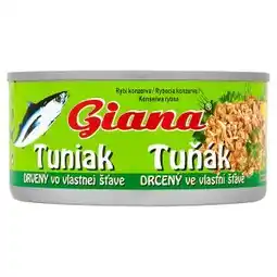 Penny Market Giana Tuňák drcený 185g, vybrané druhy nabídka