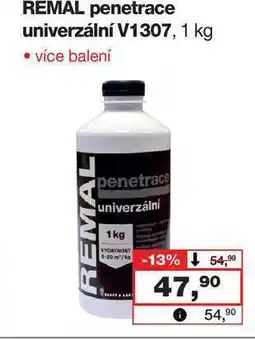 Barvy a laky drogerie REMAL penetrace univerzální V1307, 1 kg nabídka