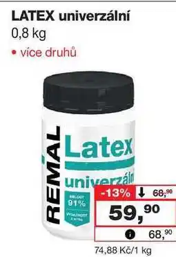 Barvy a laky drogerie LATEX univerzální 0,8 kg nabídka