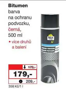 Barvy a laky drogerie Bitumen barva na ochranu podvozku, černá, 500 ml nabídka