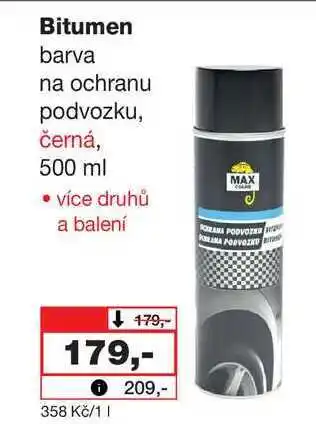 Barvy a laky drogerie Bitumen barva na ochranu podvozku, černá, 500 ml nabídka