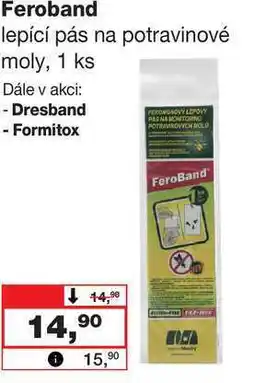 Barvy a laky drogerie Feroband lepící pás na potravinové moly, 1 ks nabídka