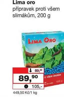 Barvy a laky drogerie Lima oro přípravek proti všem slimákům, 200 g nabídka