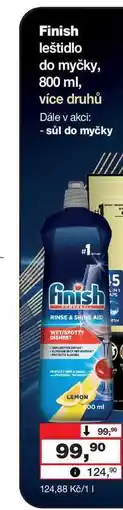 Barvy a laky drogerie Finish leštidlo do myčky, 800 ml, více druhů nabídka