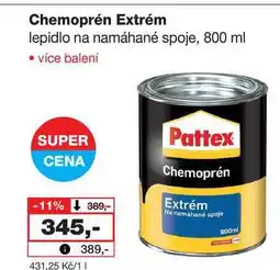 Barvy a laky drogerie Chemoprén Extrém lepidlo na namáhané spoje, 800 ml nabídka
