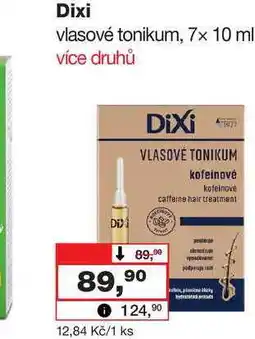 Barvy a laky drogerie Dixi vlasové tonikum, 7x 10 ml nabídka
