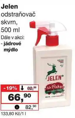 Barvy a laky drogerie Jelen odstraňovač skvrn, 500 ml nabídka