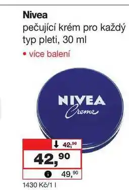 Barvy a laky drogerie Nivea pečující krém pro každý typ pleti, 30 ml nabídka
