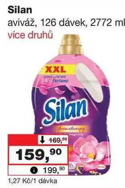 Barvy a laky drogerie Silan aviváž, 126 dávek, 2772 ml nabídka