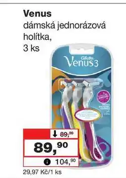 Barvy a laky drogerie Venus dámská jednorázová holítka, 3 ks nabídka